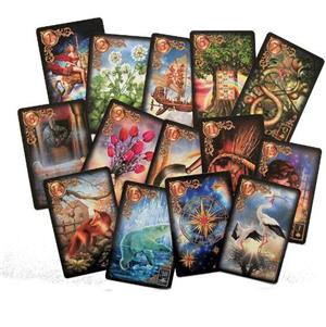 Carti Gilded  Lenormand+cadou cartea in limba romana - imagine 4
