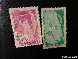 Serie timbre completa festival Moscova 1957 - imagine 4