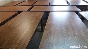 Masa masiva cu scaune de la producator - imagine 5