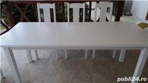 Masa masiva cu scaune de la producator - imagine 3