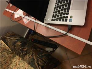 Birou din pal melaminat directorial, simplu, demontabil, maro, usor de transportat - imagine 7