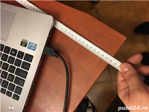 Birou din pal melaminat directorial, simplu, demontabil, maro, usor de transportat - imagine 9