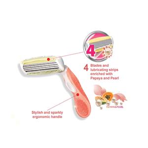 Wilkinson Sword Quattro, Solingen Germania, aparat de ras, epilat femei cu 4 lame, nu Gillette Venus - imagine 5