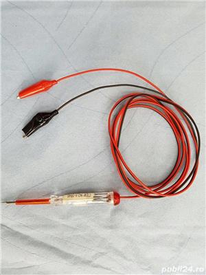 Surubelnita de control inteligenta/tester 12/24V plus/minus - imagine 2