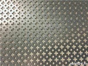 Tabla de otel perforata 1×1000×2000mm Perforatie tip Trifoi / model Fantasia GF11