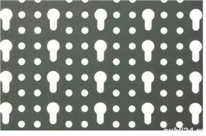 Tabla de otel perforata 1×1000×2000mm Tip perforatie: Cheie / Chiave