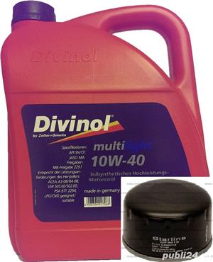 Ulei Divinol 4L + Filtru ulei pt. Logan