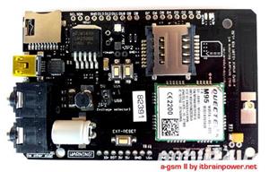 shield GSM dual SIM, antena GSM integrata, full size Arduino si Raspberry PI - a-gsm 2.105 - imagine 2