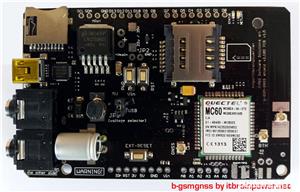 shield GSM-GNSS, dual SIM, antena GSM integrata, full size Arduino si Raspberry PI  b-gsmgnss 2.105  - imagine 2