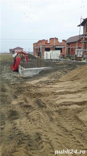 Nivelari cu bobcat si miniexcavator umpluturi fundatii de casa mecanizat