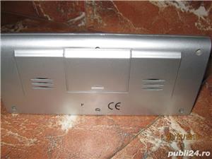 CANADA Quartz ceas BIROU,termometru,higrometru,aparat NOU,3 in 1,perfect functional,baterie 1,5 V  - imagine 3