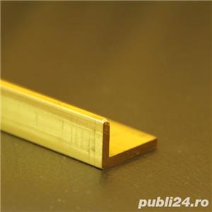 Profil L de alama, Cornier alama, Coltar alama laturi egale si inegale, Profile alama, Aluminiu Inox - imagine 2