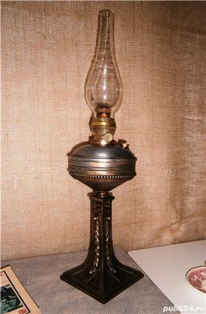 Lampa foarte veche pe gaz, stil "Art Nouveau", Ditmar Brunner A.G