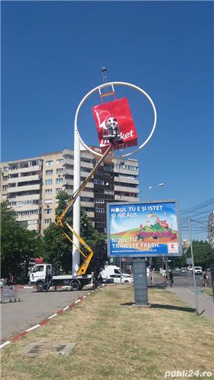 Executam lucrari la inaltime.