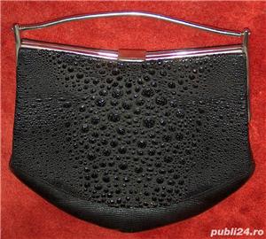 posetă piele crocodil - vintage - interbelică