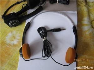 Casti stereo dynamic,impedanta 32 ohmi,casti stereo cu radio made in taiwan,alte casti stereo noi - imagine 2
