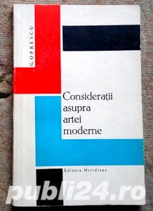 Consideratii asupra artei moderne, George Oprescu, 1966