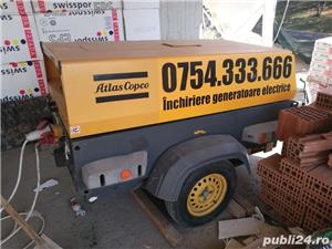 inchiriere generator (grup electrogen) 30KVA, putere 26Kw, Prize 63A, 32A, 16A, monofazic