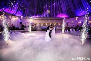 FUM GREU / gheata carbonica pentru dansul mirilor / artificii / cabina foto Bucuresti / limuzine 