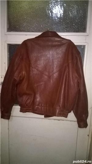 Vand geaca din piele naturala barbati - imagine 2