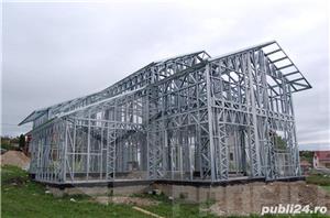 Structura metalica usoara pentru Case si Hale - de la 140 euro+TVA mp - imagine 3