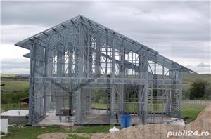 Structura metalica usoara pentru Case si Hale - de la 140 euro+TVA mp