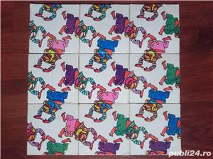 jeco joc puzzle vechi romanesc de colectie perspicacitate ptr. cutia cu maimute