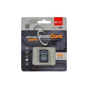 Card memorie microSD Imro 2 Gb Clasa 4 cu adaptor NOU Sigilat L209