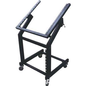 Rack  mobil de 19 inch pentru montarea amplificatoarelor, mixerelor,