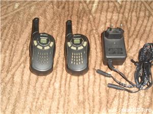 Statii Emisie Receptie Marca COBRA 2 BUC incarcator original acumulatori originali raza 3000 metri  - imagine 5