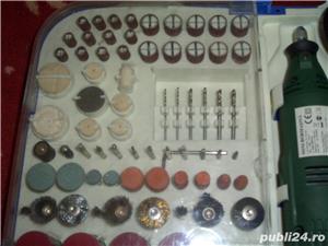 Bormasin ,freza ,220v 165 accesorii nou nouta +prelungitor flexibil (schimb)