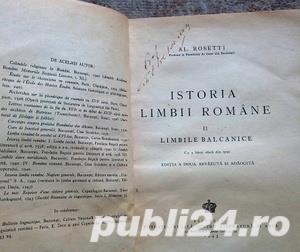 Istoria Limbii Romane. Limbile balcanice. Al Rosetti, 1943 - imagine 3