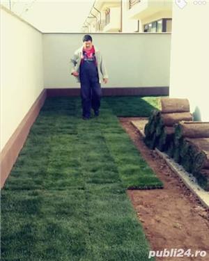 Gazon rulou sport 21 de lei m2. Transport si montaj inclus