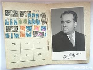 document, legitimatie, carnet membru CCS timbre fiscale, act vechi colectie RPR - imagine 5