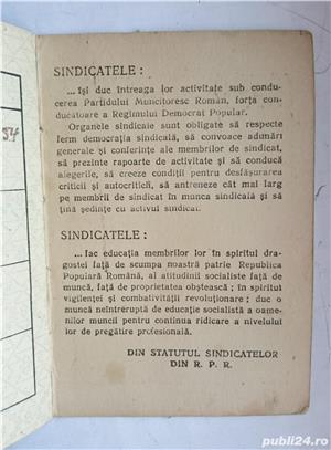 document, legitimatie, carnet membru CCS timbre fiscale, act vechi colectie RPR - imagine 6