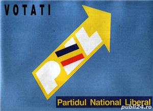 afiş de colecţie 1990: votaţi PNL
