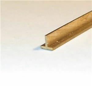 Profil T alama 10x10x2x4000mm CuZn37 CW508L T alama