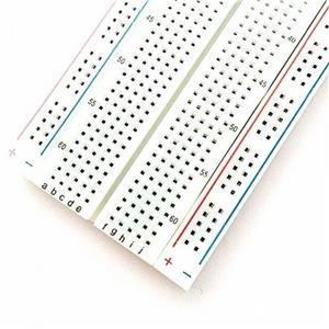 Breadboard 830puncte pt nodemcu arduino raspberryPI esp8266 pt. cabluri dupont - imagine 1