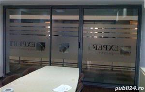 Sablare geamuri , geam sablat, folie sablare,sabloane sablat - imagine 3