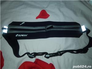 Centura iFitness cu 2 buzunare, din neopren noua - imagine 2
