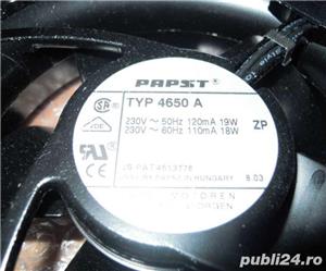 Ventilator PAPST 12 x 12 cm   230V   19W   ideal pentru Generator Ozon, calitate industriala ! - imagine 5