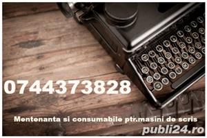 Mentenanta si riboane masini de scris, cu executie rapida. 