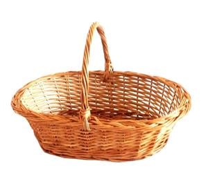 Cos din Rachita Clasic Traditional cu toarta - Mediu - imagine 2