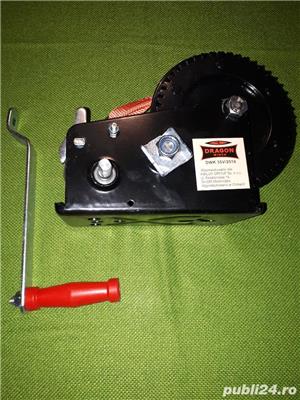 Troliu manual cablu sintetic Dragon Winch 3500lbs(trage 1588kg) - imagine 2
