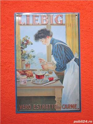 Reclama Metalica Vintage - LIEBIG - Vero estratto di carne 