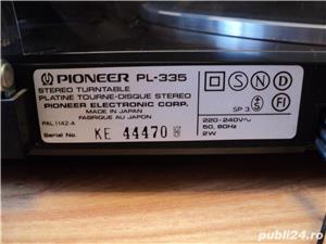 Pick-up Pioneer PL-335 full automatic , perfect functional , estetic in stare buna  - imagine 7
