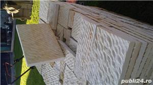 Piatra naturala cioplita in valuri 140 lei mp - imagine 5