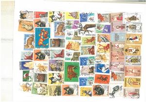 Timbre postale diferite vechi cu revolutii,Animale,Masini,portrete.50bani/timbru - imagine 6