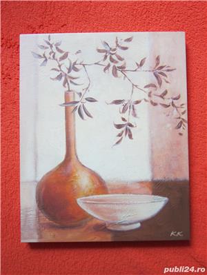 Tablou vintage Printing pe lemn , pastrat nou