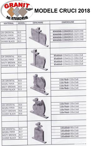 Cruci din Granit Marmura in Craiova - imagine 4